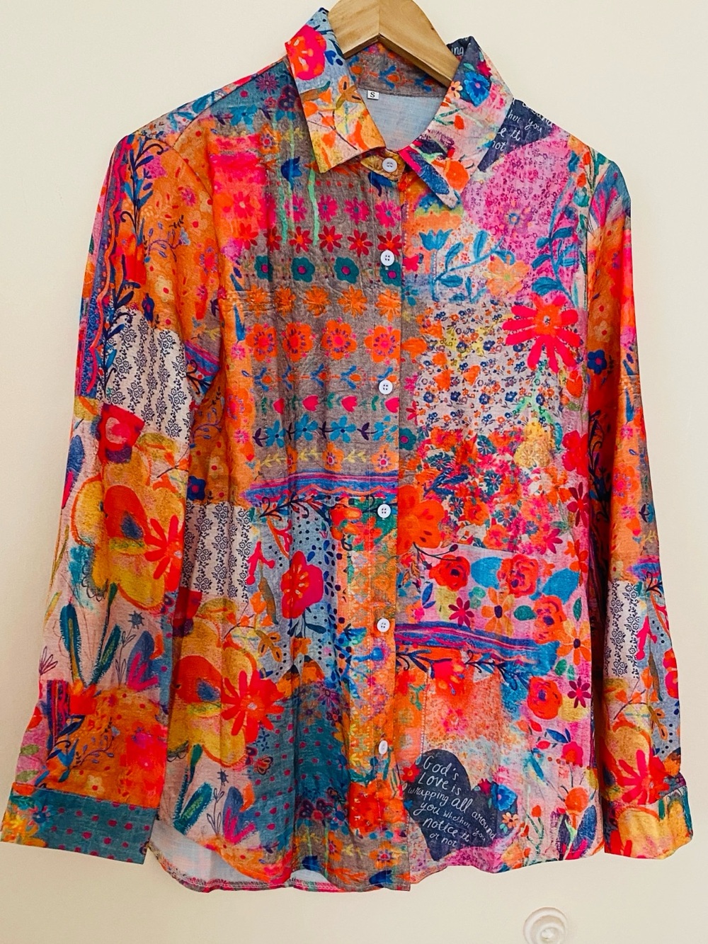 Ladies Boho top size small - Picture 2 of 5